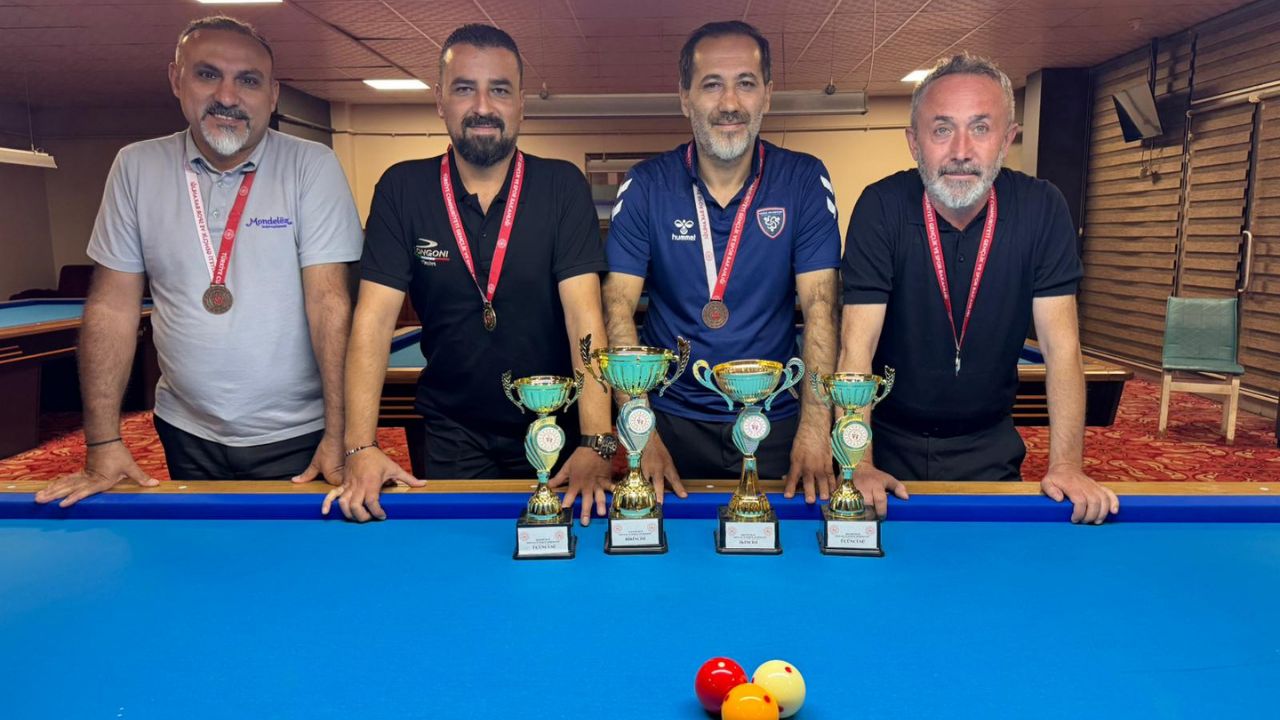 Düzce’nin Bilardo Şampiyonu Özkan Kocabıyık Oldu