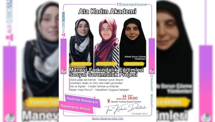 Beyköy’de Manevi Farkındalık Eğitimleri Başlıyor