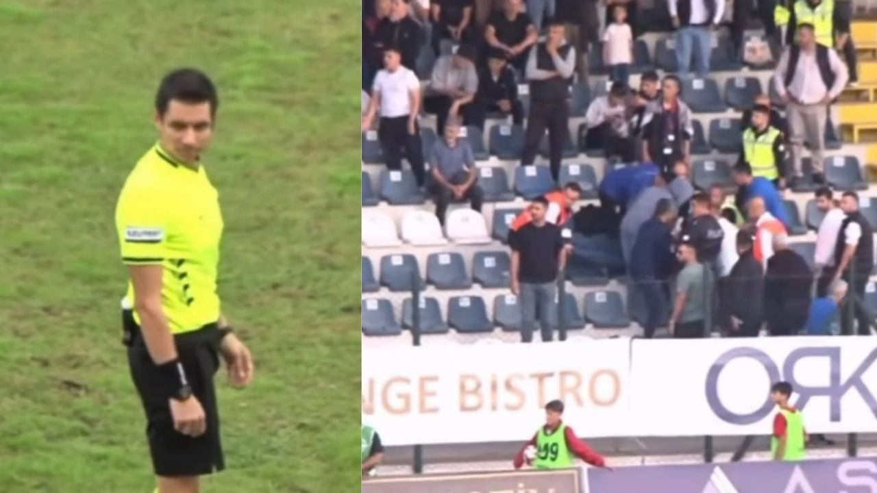Hakem Ceyhun Elmas’tan Örnek Davranış; Maçı 77. Dakikada Durdurdu