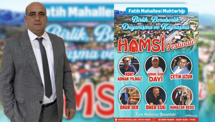 Fatih Mahallesi’nde Hamsi Festivali Coşkusu Başlıyor