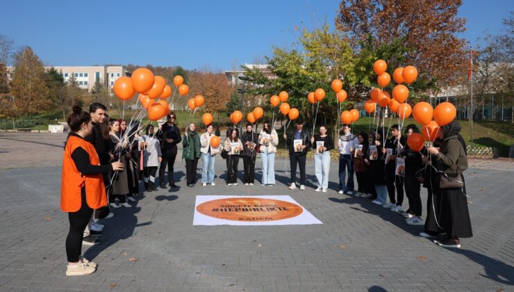 Düzce Üniversitesi Öğrencilerinden Kadına Yönelik Şiddete Karşı Anlamlı Farkındalık