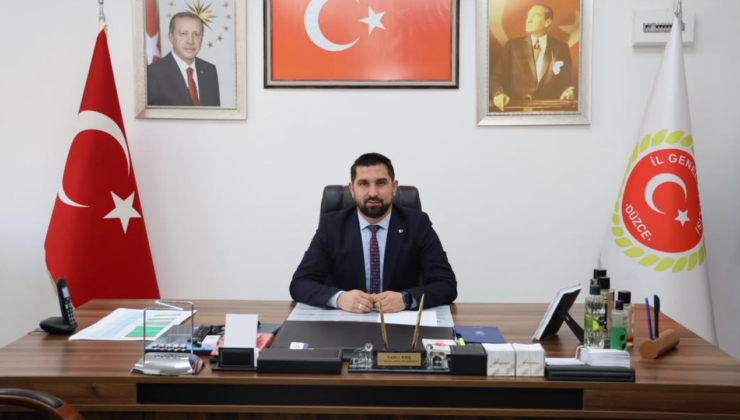 İl Genel Meclis Başkanı Fazlı Koç’tan Düzce’nin İl Oluşunun 26. Yıl Dönümü Mesajı