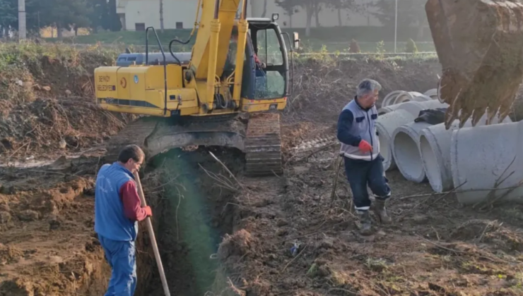 Beyköy’de Yol Açma ve Yağmur Suyu Hattı Çalışmaları Hız Kesmeden Sürüyor