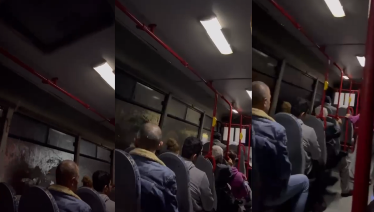 Düzce’de Yolcu Otobüsünde Şaşırtan Manzara: Otobüs Her Yerinden Su Akıyor