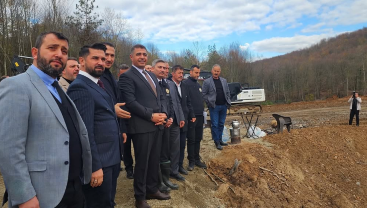 Düzce Kaynaşlı Saklıgöl’de Ulaşım ve Altyapı Çalışmaları Hız Kesmeden Devam Ediyor