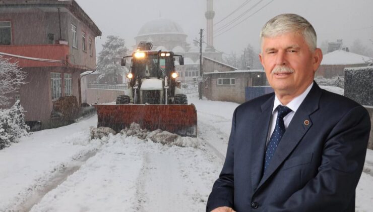 İsmail Akalın’dan Kar Mesaisi: Çilimli’de Ekipler Gece Gündüz Çalışıyor