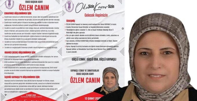 Kaynaşlı Esnaf ve Sanatkârlar Odası’nda Başkanlık Yarışı Başladı: Özlem Canım Adaylığını Açıkladı