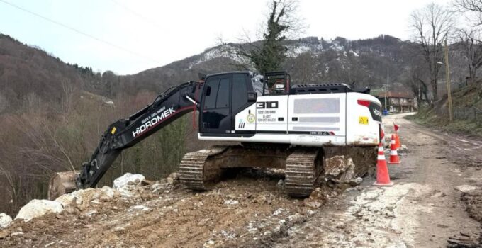 Darıyeri Hasanbey Köyü’nde Heyelan Alanında Çalışmalar Tamamlandı