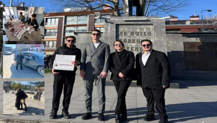 Zafer Partisi Düzce İl Başkanlığı’ndan Kadınlara Anlamlı 8 Mart Sürprizi