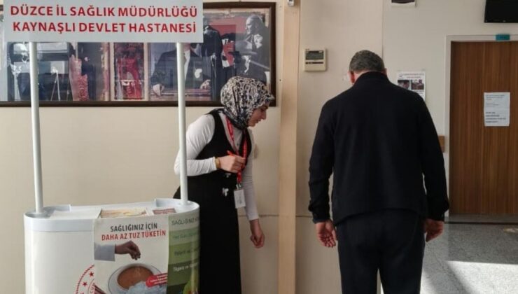 Kaynaşlı’da “Ramazanda Sağlık” Standı Kuruldu