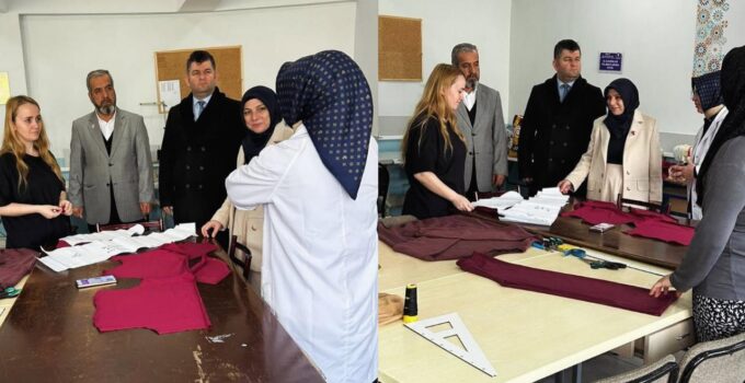 Düzce İl Millî Eğitim Müdürü, Çilimli’de Kurs ve Eğitim Faaliyetlerini Yerinde İnceledi