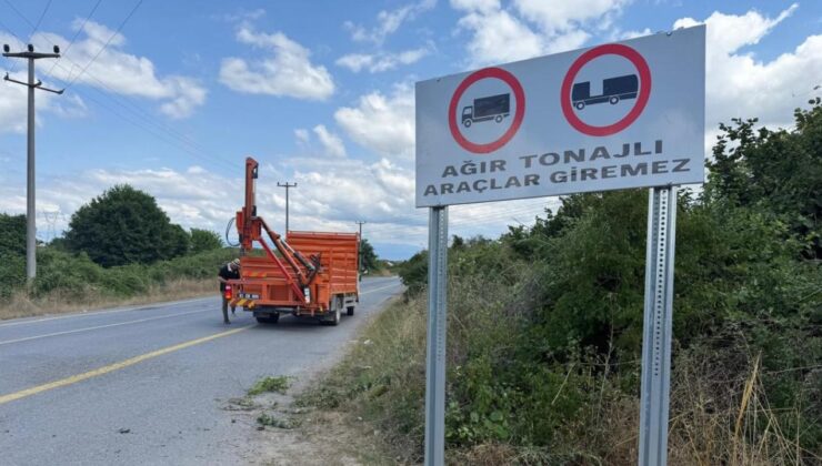 Yenivakıf Köyü Grup Yolunda Trafik Güvenliği Artırıldı
