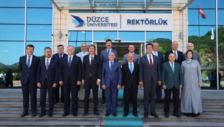 Düzce Üniversitesi, ÜAK Yönetim Kurulu’nu Ağırladı