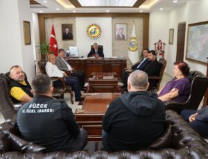 Yol-İş Yönetiminden Genel Sekreter Nuri Çelik’e Ziyaret