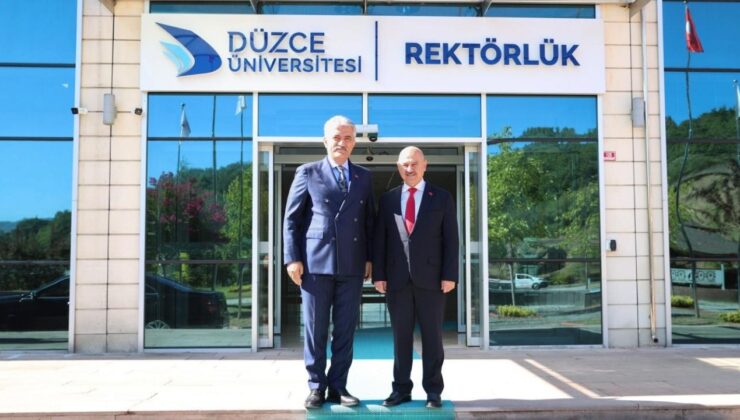Vali Makas’tan Rektör Sözbir’e Hayırlı Olsun Ziyareti