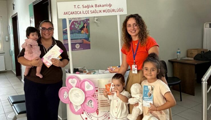 Akçakoca’da Anne ve Çocuk Sağlığı İçin Bilgilendirme Çalışması